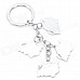 Stainless Steel Chinese Zodiac Keychain (Ox)