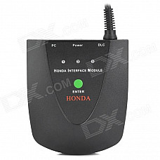 OBD2 Interface Module Car Diagnostics Tool for Honda - Black