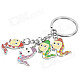 Stainless Steel Chinese Zodiac Keychain (Snake)