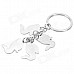Stainless Steel Chinese Zodiac Keychain (Snake)