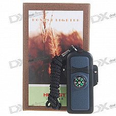 Honest Flame Butane Jet Torch Lighter with Compass and Pouch