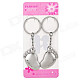 Valentine's Day Gift - Stainless Steel Cute Foot Couple's Keychains