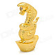 702 Snake Style Alloy Butane Jet Lighter - Golden