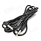 GC1 Electric Guitar / Bass Instrument Cable - Black (3M-Length)