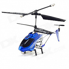 3.5-CH 180mAh USB Rechargeable Mini R/C IR Helicopter w/ Remote Controller - Blue