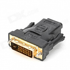 GreenConnection 20124 DVI-D (24+1) Male to HDMI Female Adapter - Black + Golden