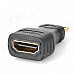 GreenConnection 20101 Mini HDMI Male to HDMI Female Adapter - Black + Golden