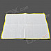 GD772 Wood Fiber Car Washing Towel - White + Yellow