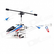 LS-211 Rechargeable IR Remote 3.5-CH Mini R/C Helicopter w/ Gyro - White (6 x AA)