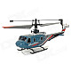 Great Wall 9968 2.4GHz Rechargeable 600mAh 4-CH R/C Helicopter w/ 1.2" Remote Control - Blue + Black