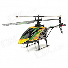 WLtoys V912 Rechargeable 2.4GHz Single Blade 4-CH R/C Helicopter w/ 2.7" LCD Remote Control - Black