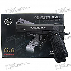 G.6 Mini 6mm Caliber Aluminum Alloy Airsoft Pistol BB Gun Toy