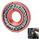 Universal Carbon Fiber Car Keyhole Decoration Ring for Volkswagen Series - Silver + Red + Black