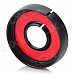 Universal Carbon Fiber Car Keyhole Decoration Ring for Volkswagen Series - Black + Silver