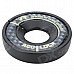 Universal Carbon Fiber Car Keyhole Decoration Ring for Volkswagen Series - Black + Silver