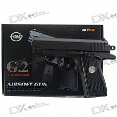 G.2 Mini 6mm Caliber Aluminum Alloy Airsoft Pistol BB Gun Toy