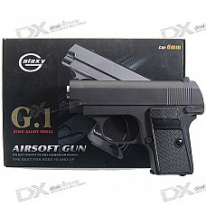 G.1 Mini 6mm Caliber Aluminum Alloy Airsoft Pistol BB Gun Toy