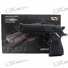 CYMA P.821 Aluminum Alloy Airsoft Pistol BB Gun Toy