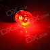 WL20130219 1157 5W 400lm 635~700nm 4-SMD LED Red Light Car Brake Light - Silver + Copper