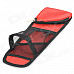 Multifunction Car Seat Chair Side Multi Pockets Storage Bag - Black + Red