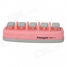 Flanger FA-11 Professional Finger Exerciser Tension Strength Trainer - Pink + Grey