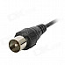 5dbi Digital / Analogue Signal Enhanced Antenna Female Cable for DVB-T TV Coaxial - Black (150cm)