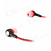 Ditmo DM-5660 Stylish In-Ear Earphones - Red + Black (3.5mm Plug / 120cm)