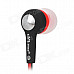 Ditmo DM-5660 Stylish In-Ear Earphones - Red + Black (3.5mm Plug / 120cm)