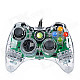 USB Wired Dual-Shock Game Controller JoyStick for Xbox360 / Xbox360 Slim - Transparent (280cm-Cable)