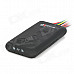 H06A Multi-functional GSM / GPS / GPRS Car Vehicle Tracker - Black