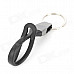 SHU Japan Korean Style 45# Alloy Waist Hang Car Keychain w/ Ring - Black