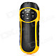 SEE ME HERE RV77 Multifunction 2-in-1 Portable Outdoor Riding Amplifier Lighter - Black + Yellow