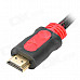 V1.4 HDMI Male to Mini HDMI Male Connection - Red + Black (3M)