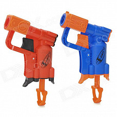 Beiduoli BL12103 Plastic Gun + Sponge Bullet + Target Board for Kids - Blue + Red