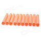 Beiduoli BL12201 Sponge Suction Cup Bullet for Kids - Orange (10 PCS)