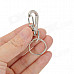 Zinc Alloy Keychain Rings Set - Silver (5 PCS)