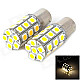 115650-27WN 1156 5W 300lm 4500K 27-5050 SMD LED Warm White Light Car Turn Signals Lamp (2 PCS)