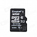 Kingston TF32G/C10 Micro SDHC / TF Card w/ SD Card Adapter - Black + Silver (32GB / Class 10)