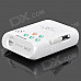 Portable 850 / 900 / 1800 / 1900MHz GPRS / SMS Vehicle / Car Tracker w/ SOS - White