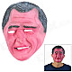 George W. Bush Style Emulsion Makeup Face Mask - Black + Pink