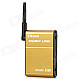 Wireless Bluetooth v3.0 + EDR ISM Audio Receiver - Golden + Black