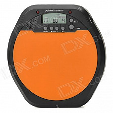 Meideal DStart100 2.0" LCD Drummer Training Pad Drum Tutor - Black + Orange (2 x AAA)