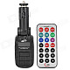 LSON 1.0" LCD Multi-Function Car MP3 Player FM Transmitter + IR Remote Controller - Black (SD / USB)