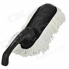 SL910 Car Microfiber Duster Dirt Cleaning Wash Brush - Black + White