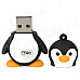 Cartoon Penguin Shaped USB 2.0 Flash Drive (16GB)