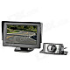 4.3" Monitor + 2.4GHz Wireless Car CMOS License Rearview Camera Kit w/ 7-LED IR Night Vision - Black