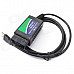 USB ELM327 OBD-II Car Diagnostics Tool for Notebook / PC - Green + Blue (DC 12V)