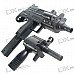 DIY Assembled Plastic 6mm Caliber BB Gun Toy with Laser Sight