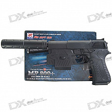 Plastic 6mm Caliber BB Gun Toy with Laser Sight and Flashlight