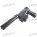 Plastic 6mm Caliber BB Gun Toy with Laser Sight and Flashlight